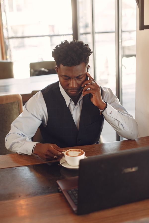 Business professional in a logistics and supply chain setting